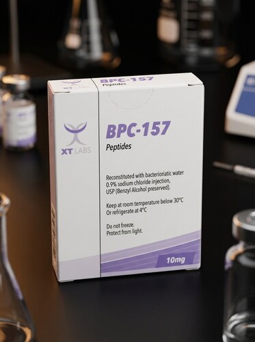 Suplemento Deportivo BPC-157, Xt Labs, Peptido Reparacion Tisular Inyectable, Vial 10Mg (2Ml Reconstituido)