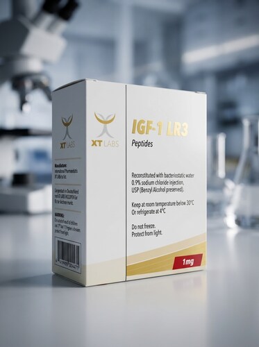 Suplemento Deportivo IGF-1 LR3, Xt Labs, Peptido Factor Crecimiento Insulinoide Inyectable, Vial 1Mg (2Ml Reconstituido