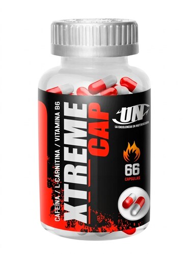Suplemento Alimenticio Deportivo Xtreme Cap Un Xtreme L-Carnitina y Cafeina Energia y Control Corporal Oral