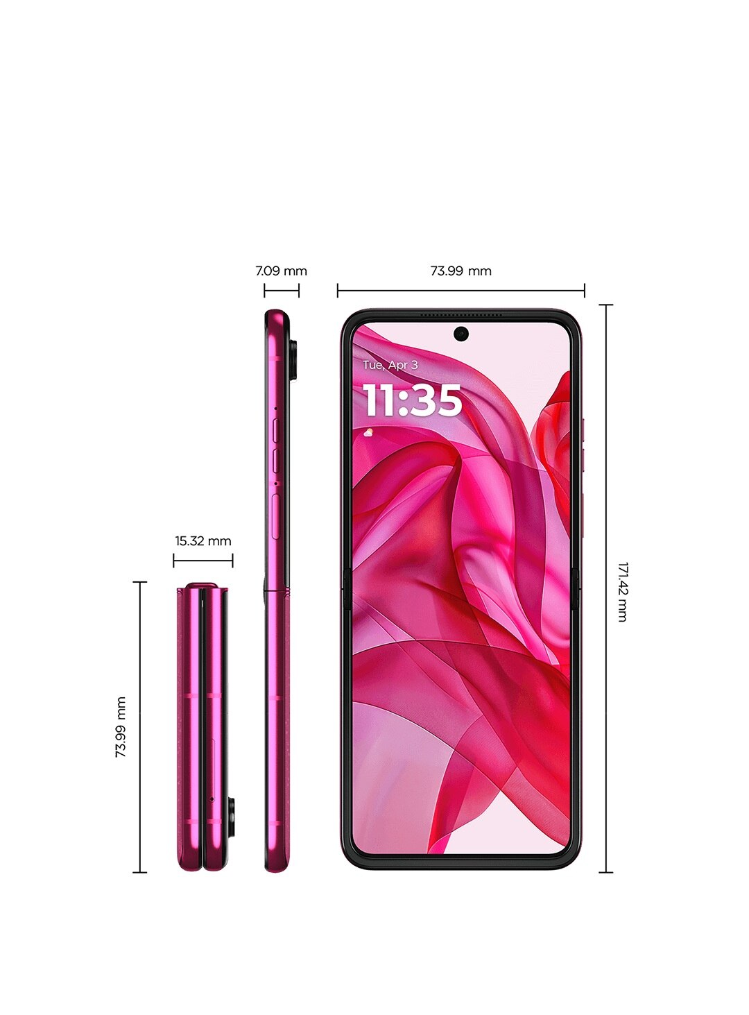 Motorola RAZR 50 Ultra 5G 512Gb 12Ram Color Rosa Nuevo Libre.