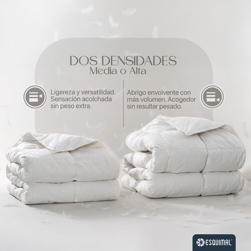 Edredón Duvet Matrimonial 100% Algodón Relleno de Pluma de Pato ...